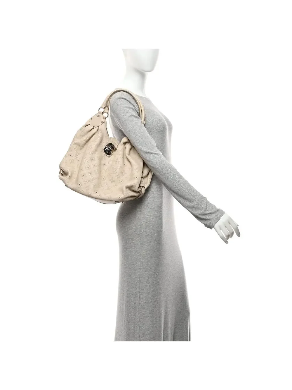 Louis Vuitton Mahina L Ivory #329586L11B